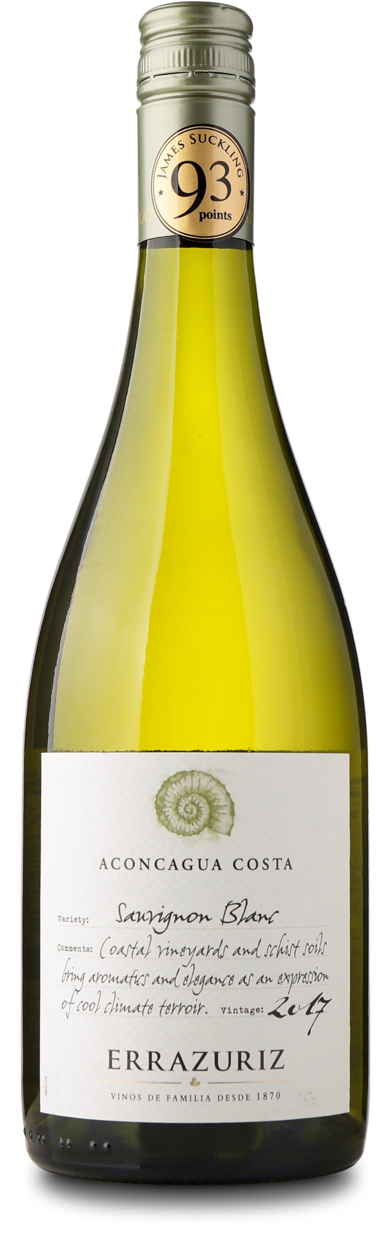 2021 Errazuriz Sauvignon Blanc, Aconcagua Costa- Single Vineyard