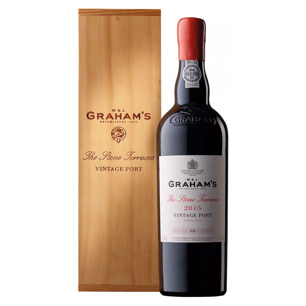 2015 Graham´s Stone Terraces Vintage Portvin i trækasse