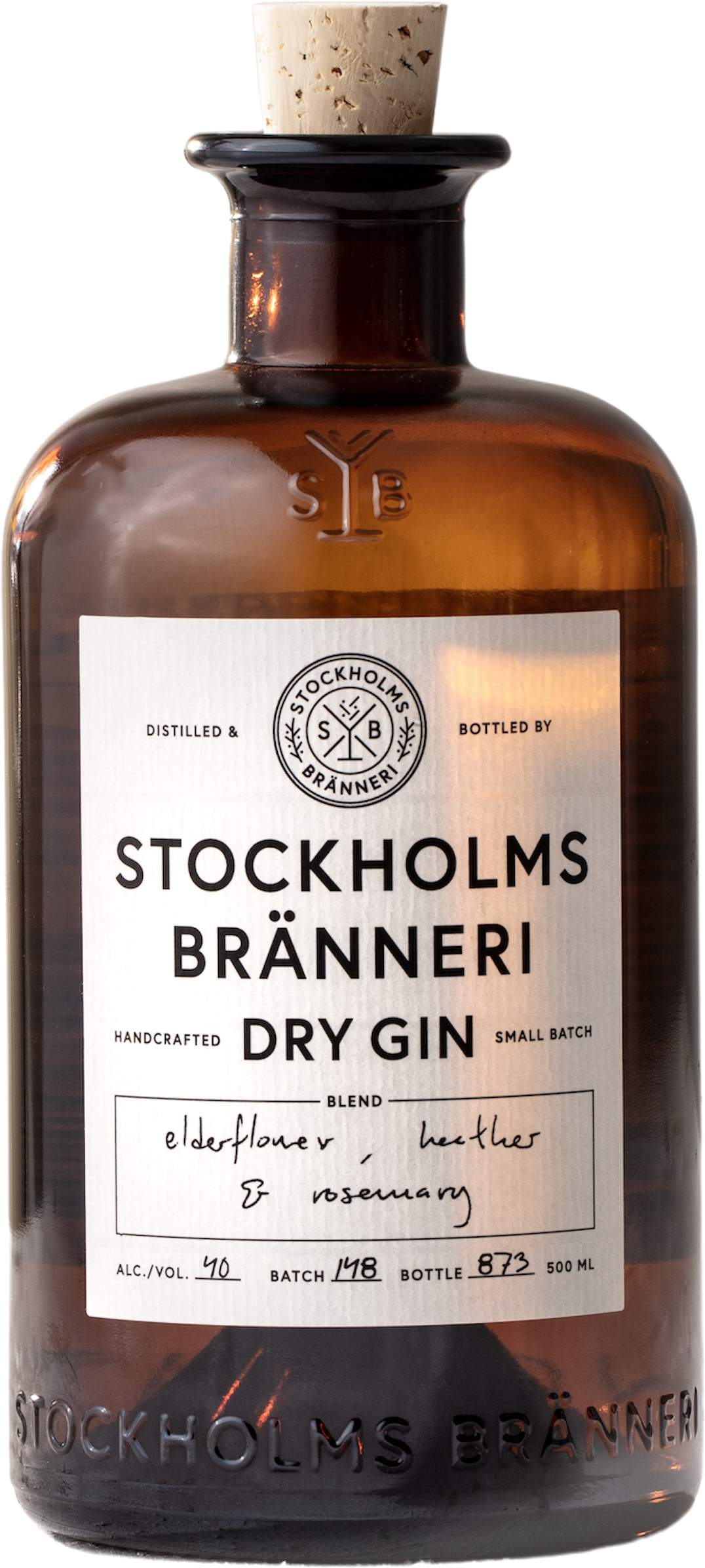 Stockholms Bränneri Dry Gin, 40%, økologisk