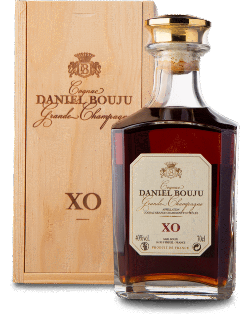 Cognac Daniel Bouju XO Prince i Karaffel og trækasse