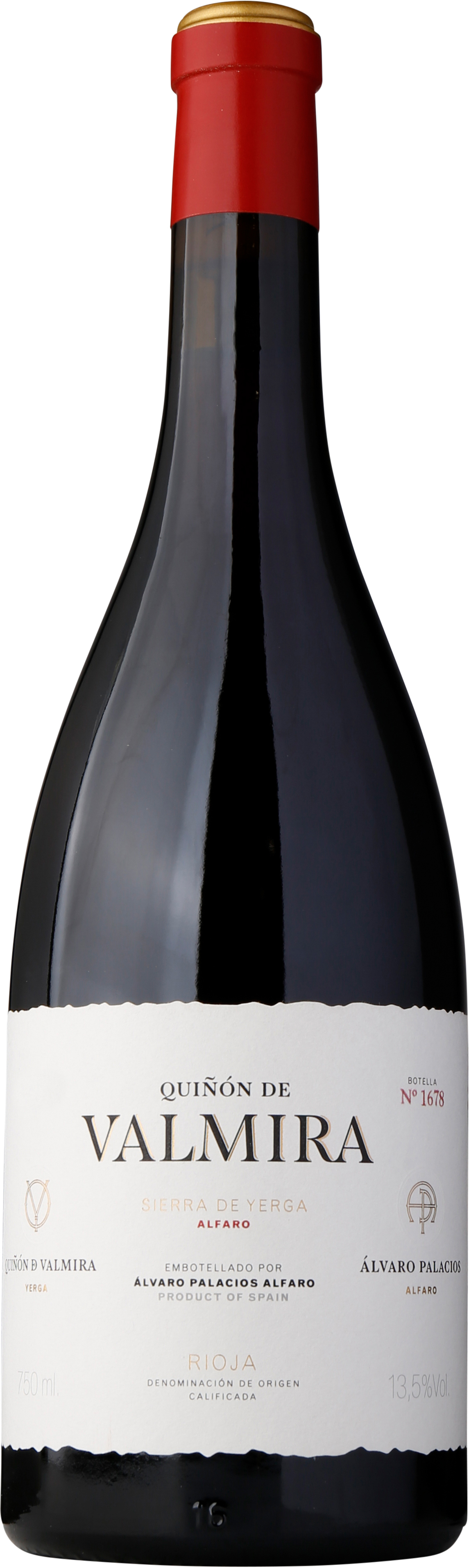 2018 Quinon de Valmira, Alvaro Palacios, Rioja