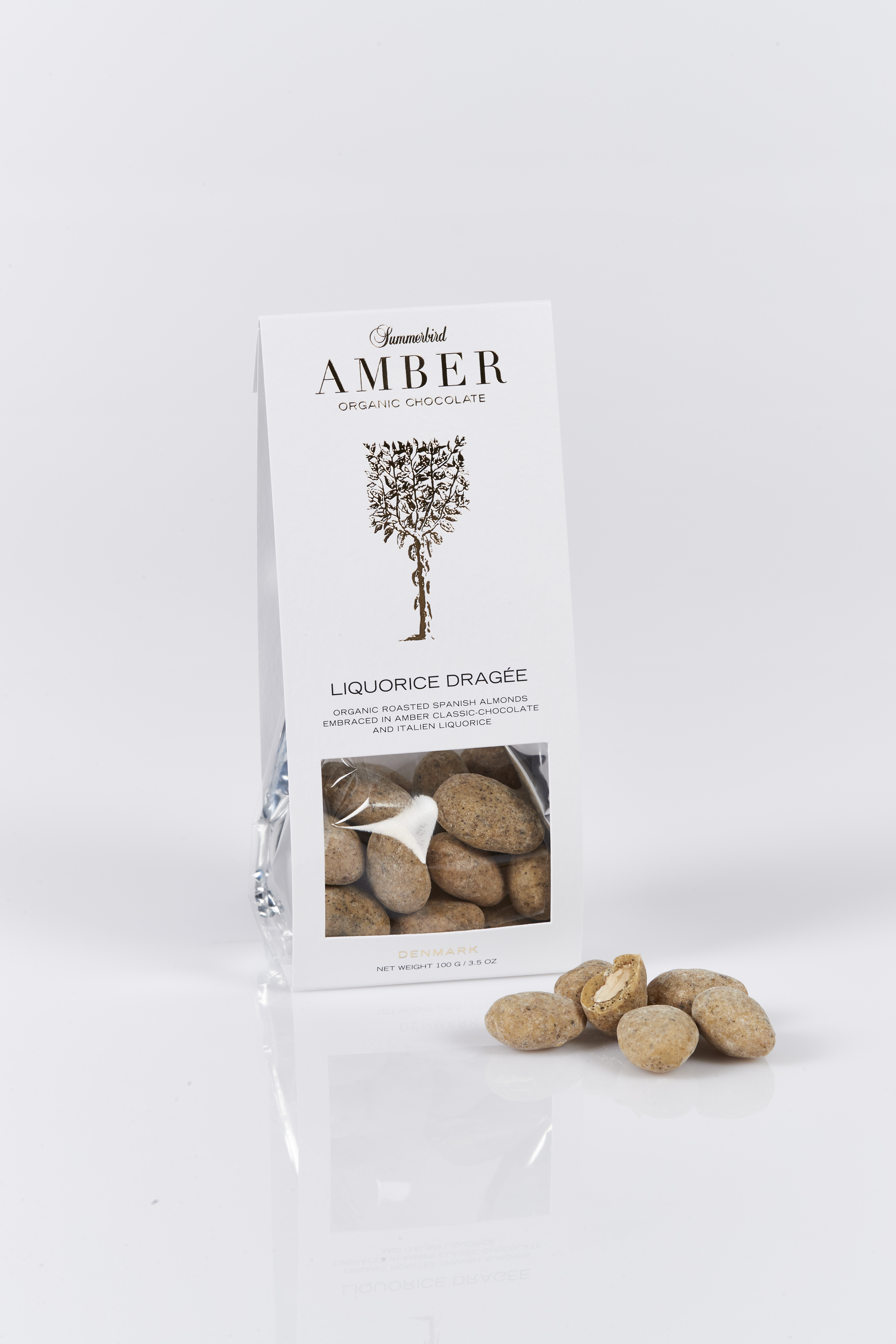 Summerbird mandler - Liquorice Dragé