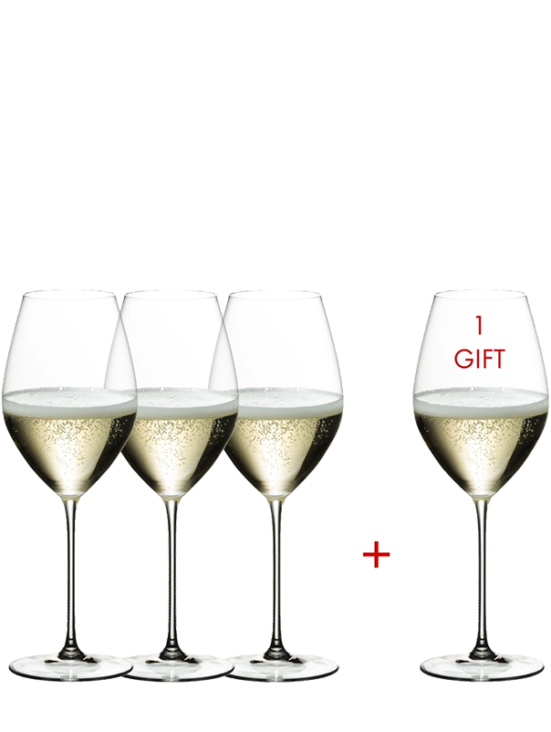 Riedel Veritas Champagne 5449/28 - Value Pack m. 4 glas