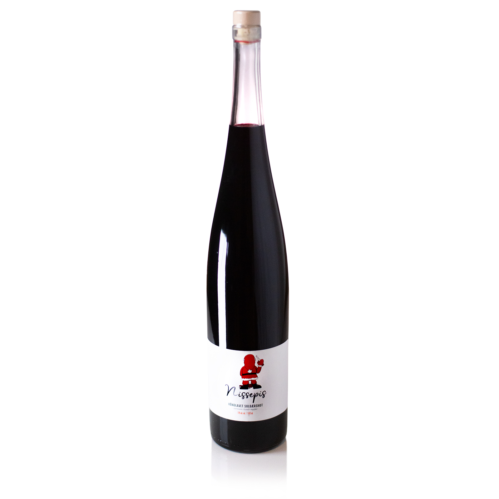 Nisse(censureret) - Håndlavet solbærshot MAGNUM 1500 ml