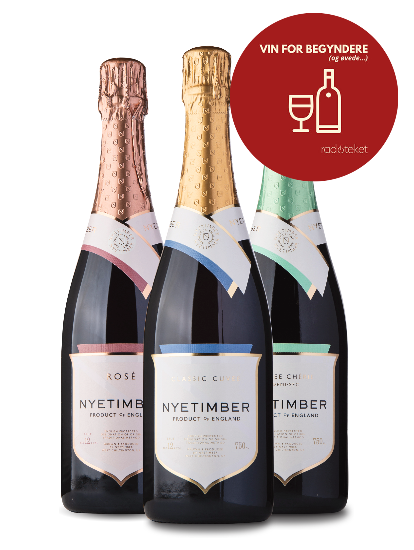 Nyetimber Vin for Begyndere Smagekasse -3 flasker