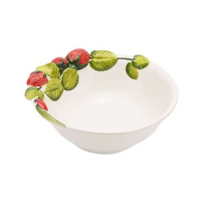 Italiensk fajance Jordbr Skl : 28 cm