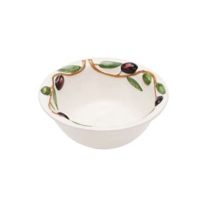 Italiensk fajance Oliven Skl :18 cm