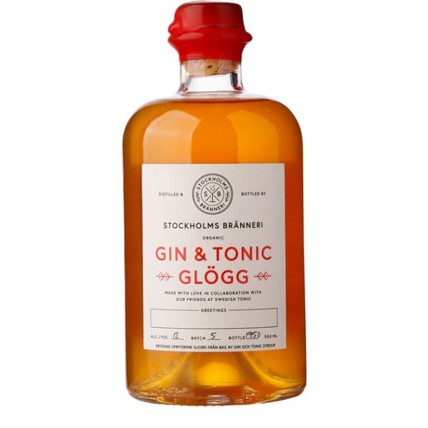 Stockholm Gin og Tonic Glgg 18%, 50 cl