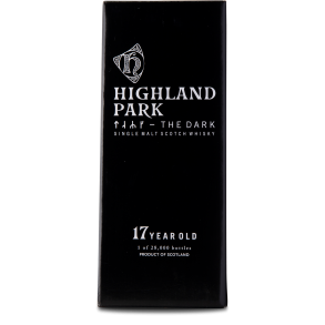 Highland Park Dark, 17 years whisky, 52,9%