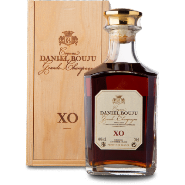 Cognac Daniel Bouju XO Prince i Karaffel og trkasse
