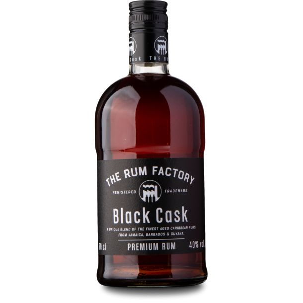 Black cask Rum, The Rum Factory, 40%