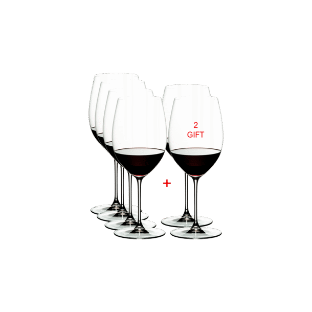 Riedel Veritas Value pack - Cab. Sauv/Merlot -  6 stk. - Betal for 4