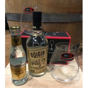 Gingave med Riedel Big O Pinot Noir glas og Fever-Tree Water (320 kr. ex. moms)