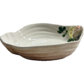 Italiensk fajance Skaldyr Konkylie Skl 29*16 cm