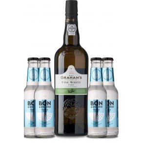 PORTONIC: Grahams Fine White Portvin + 4 fl. Bon Accord Tonic