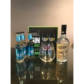Gin gaven - 4 Riedel Gin glas med Boigin og tonic