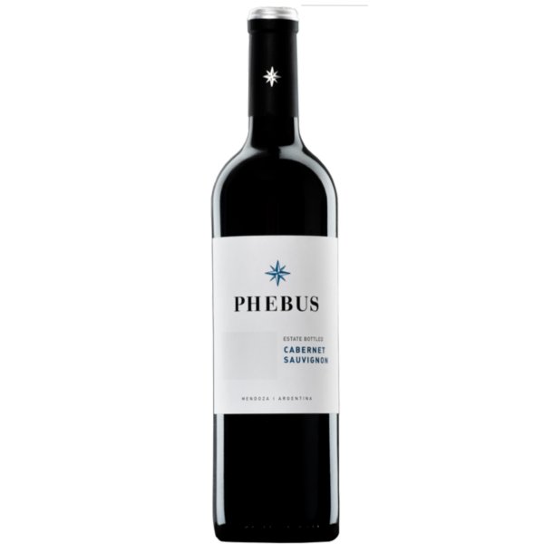 2022 Phebus Cabernet Sauvignon med logoetiket (72,00 kr. ex. moms) 