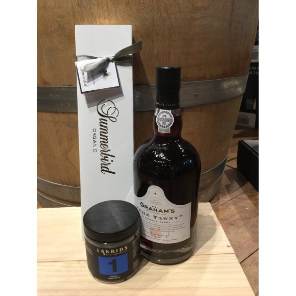 Gave med portvin, chokolade og lakrids
