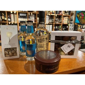 Gingave med Boigin, Hattesen lakrids og Summerbird Chokolade