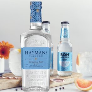 Gin-st m/ Haymans London Dry Gin, 40% med 2 Bon Accord Tonic