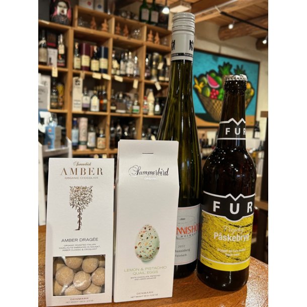 P�skegave med p�skebryg, Riesling, p�ske�g og n�dder