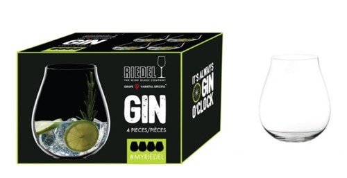 Gin glas - med 4 Riedel Gin glas - Riedel Glas karafler - Pedersborg Vin