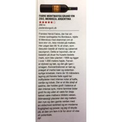 2012 Fabre Montmayou Grand Vin