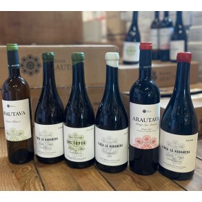 Smagekasse med 6 flasker vin fra Bodegas Arautava fra Tenerife.