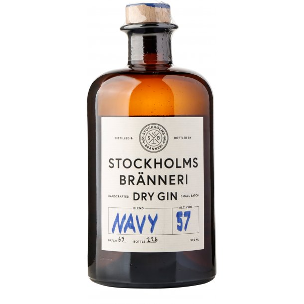 Stockholms Brnneri NAVY Gin, 57%, kologisk 