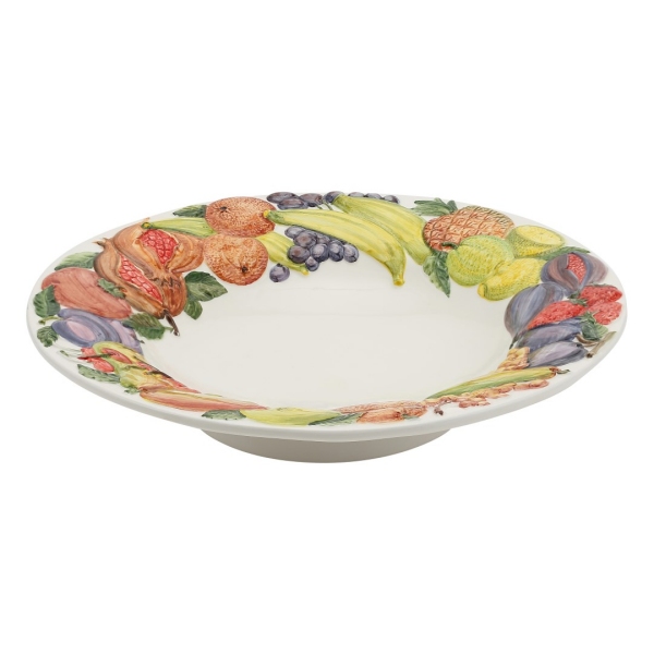 Italiensk fajance Frugt Fad Ø:41cm