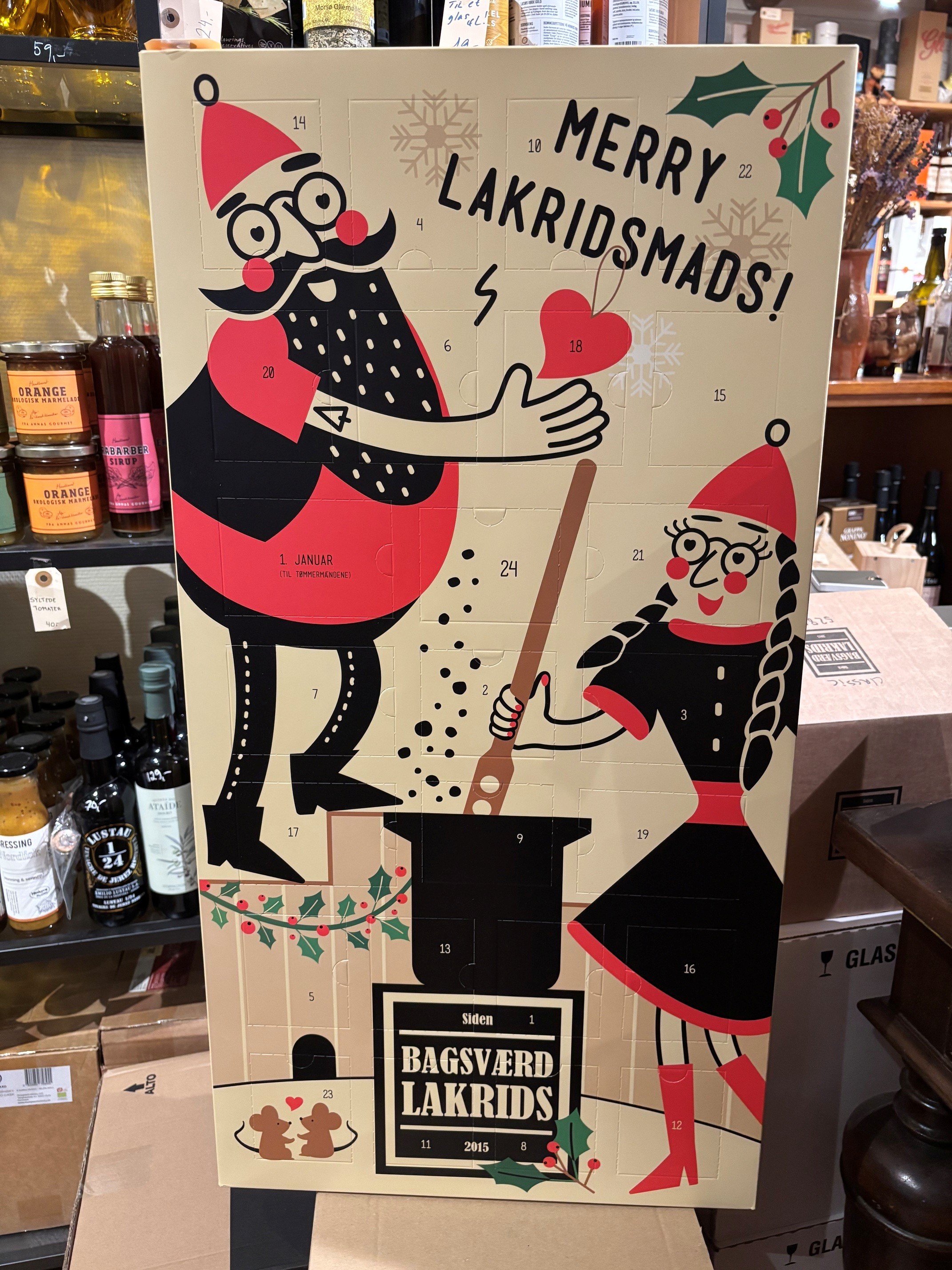 Julekalender med lakrids fra Lakrids by Bülow