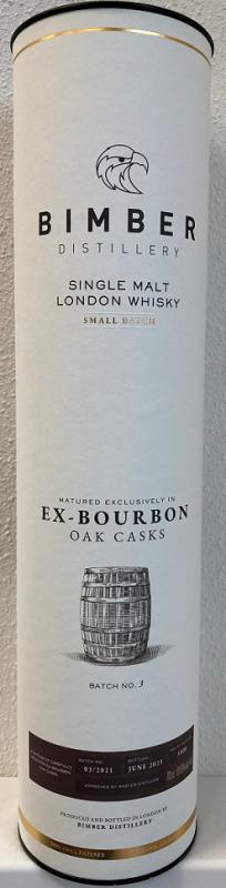 Bimber Single Malt Whisky Ex Bourbon Oak Cask Batch no. 3