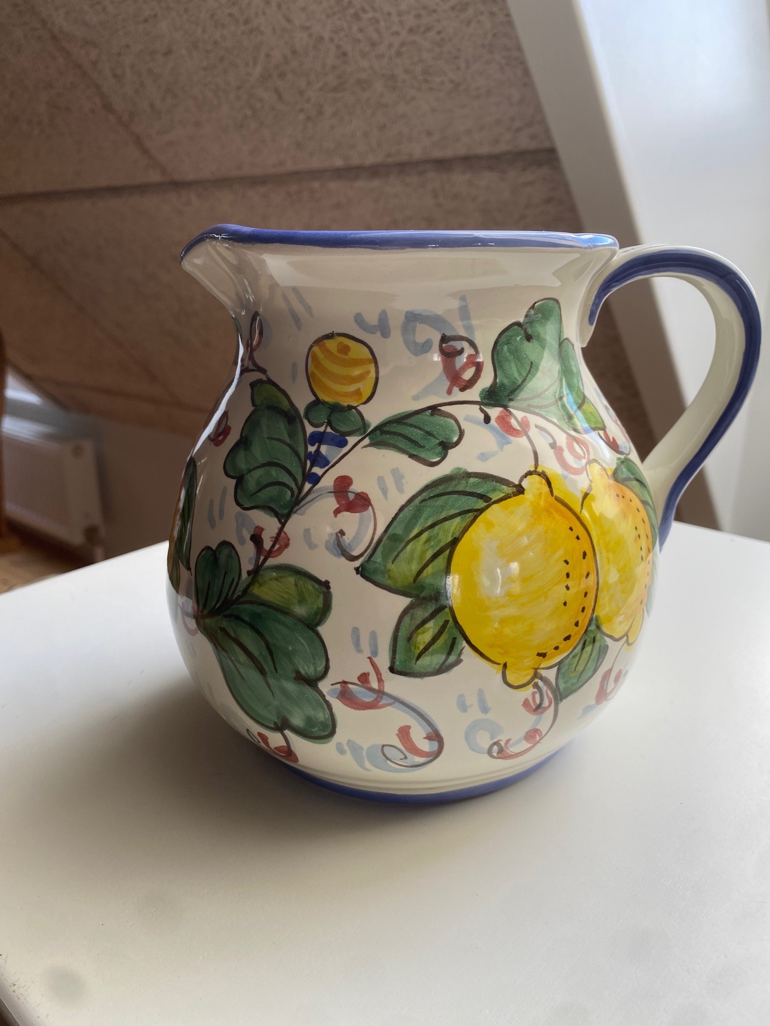 Toscana kande, Citron H. 17 cm.