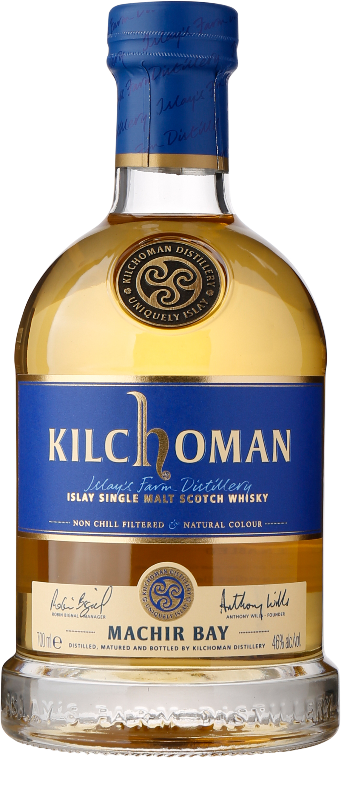 Kilchoman Machir Bay, 46%, Islay (Bourbon-fade)