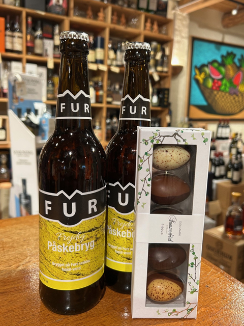 Summerbird påskeæg 5 stk. og 2 Påskebryg fra Fur Bryghus