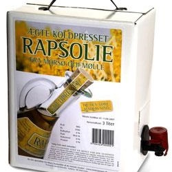 Rapsolie 3 lt. Morsø Oliemølle