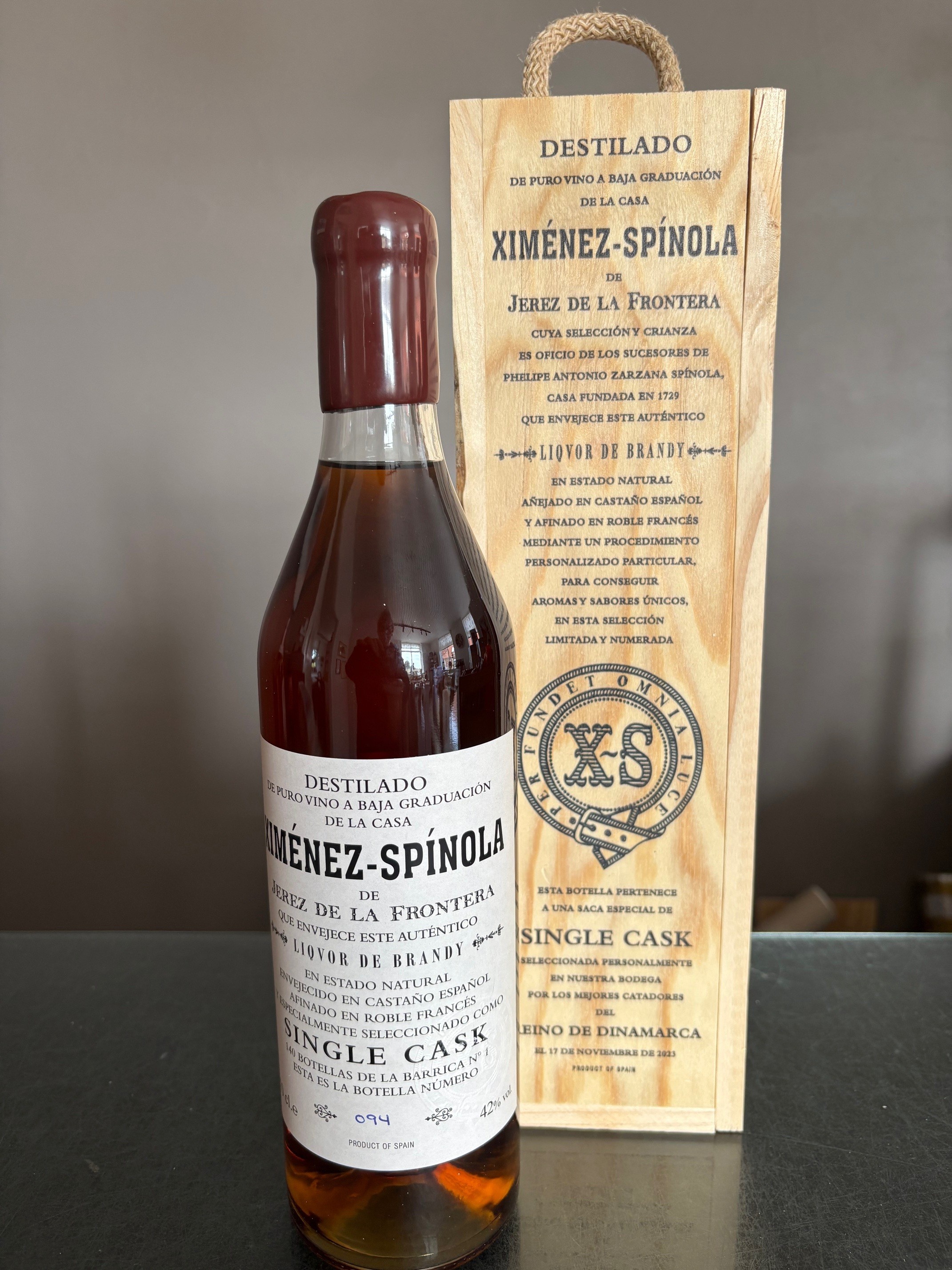 Ximenez Spinola Brandy Single Cask, 42%