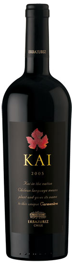 2012 Errazuriz Carmenere KAI
